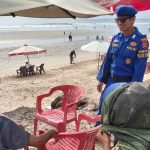 Optimalkan Pengamanan Jelang Pilkada Satpolairud Polresta Denpasar Pos Kuta Patroli dan Himbauan