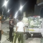 Berikan Rasa Aman, Patroli Samapta Polsek Abiansemal Sambangi Pasar Pagi
