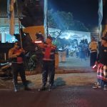 Patroli Samapta Polsek Abiansemal Atensi Kelancaran Arus Lalu Lintas Malam Hari
