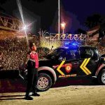 Blue Light Patrol Di Jalan Batu Belig  Samapta Polsek Kuta Utara  Amankan Aktifitas Wisata