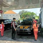 Sambangi SPBU Lukluk Sat Samapta Beri Pesan Penting