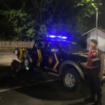 Unit Samapta Polsek Kuta Utara Blue Light Patrol Subuh  Susuri Jalan Petitenget