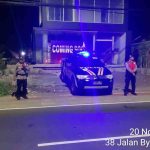 Polsek Kuta Selatan Gelar Blue Light Patrol di Lokasi Rawan Pelemparan Batu