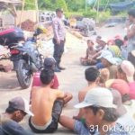 Polsek Kuta Selatan Gelar Cooling System Harkamtibmas dan Pendataan Penduduk Non Permanen di Desa Kutuh, 10 Orang Terjaring