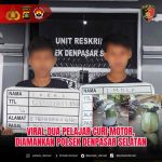 Viral Lakukan Curanmor, Dua pelajar Diamankan Polsek Denpasar Selatan
