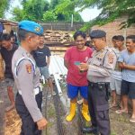 Polsek Kuta Utara Sidak Warga Pendatang Di Bedeng Proyek Bangunan.