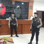 Tingkatkan Patroli Wilayah Pasca Pungut Suara, Tim Raimas Polres Badung Sambangi Kantor KPU