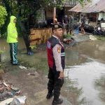 Personel Sat Samapta Polresta Denpasar Laksanakan Patroli Pantau Situasi Keamanan dan Genangan Air di Denpasar