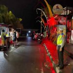 Cegah Gangguan Kamtibmas  Polsek Kuta Utara Patroli Subuh Di Kawasan Wisata Batu Bolong