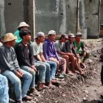 Sasar Buruh Bangunan, Polsek Denpasar Barat Lakukan Cooling System Utamakan Keselamatan Kerja