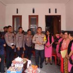 Wujud Rasa Empati, Wakapolres Badung Kompol Made Prama Melayat Kerumah Personel Yang Meninggal Dunia