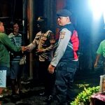Polsek Abiansemal Giatkan Patroli Dialogis, Sambangi Pasar Senggol Blahkiuh