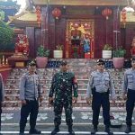 Pengamanan Persembahyangan Hari Raya Imlek di Wilayah Denpasar Selatan