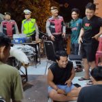 Patroli Samapta Polsek Abiansemal Sambangi Pemuda Yang Sedang Membuat Ogoh-Ogoh