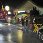 UKL Polsek Kuta Utara Terus Tunjukkan Komitmennya Patroli Di Tengah Cuaca Hujan