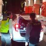 Polsek Kuta Selatan Gelar Blue Light Patrol untuk Jaga Kamtibmas di Awal Tahun
