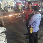 Wujudkan Kamtibmas Yang Kondusif Polsek Kuta Utara Blue Light Patrol Di Lokasi Pertokoan