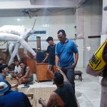 Patroli Malam Minggu Polsek Abiansemal, Sambangi Pemuda Yang Membuat Ogoh-Ogoh