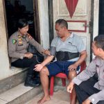 Peduli Kesehatan, Si Dokkes Polres Badung Kunjungi Personel yang Sedang Sakit