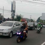 Gatur Lalin Polantas Polsek Denpasar Barat Atasi Kemacetan Sore Hari