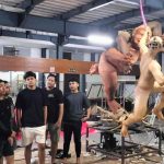 Bhabinkamtibmas Legian Sambangi STT Manggala Sunu, Beri Arahan Kamtibmas Terkait Pengerjaan Ogoh-Ogoh