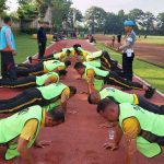 Polsek Mengwi Laksanakan Kesamaptaan Jasmani Semester Satu Tahun 2025