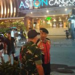 Ciptakan Situasi Aman Polsek Kuta Utara Blue Light Patrol Bersinergi Dengan TNI