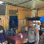 Silaturahmi Kapolsek Dentim di Warung Cakti, Ajak Masyarakat Peduli Keamanan
