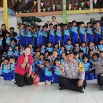 Polsek Kuta Hadir Disekolah Edukasi Keselamatan Lalu Lintas dan Pencegahan Penculikan anak