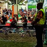 Polsek Kuta Utara Lakukan Pengamanan Sholat Tarawih Berjemaah di Masjid maupun Mushola.