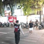 Pengamanan Sholat Tarawih, Personel Sat Samapta Polresta Denpasar Jaga Keamanan Tempat Ibadah di Bulan Suci Ramadhan
