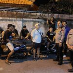 Kapolsek Kuta Selatan Sambangi Pemuda Pembuat Ogoh-ogoh, Tekankan Pesan Kamtibmas”