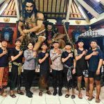 Sambangi Yowana Saat Membuat Ogoh-ogoh, Kapolsek Denpasar Barat Ingatkan Jaga Kamtibmas