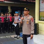 Amankan Kegiatan  Pewai Ogoh Ogoh Kapolsek Kuta Utara Pimpin Apel Kesiapan