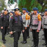 Jelang Hari Raya Idul Fitri 1446 H, Danpas Pelopor Korbrimob Polri Cek Kesiapan Pasukannya