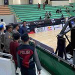 Polsek Kuta Utara  Amankan Turnament Indonesian Basketball League.