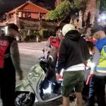 Malam Minggu  Polsek Kuta Utara Lakukan Razia Kendaraan Bermotor.