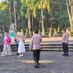 Kapolsek Abiansemal Pimpin Langsung Pengamanan Kunjungan Delegasi Young Living Annual Gathering