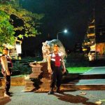 Ciptakan Rasa Aman, Polsek Abiansemal Laksanakan Patroli Subuh Di Kawasan Pura