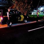 Blue Light Patrol Polsek Abiansemal Susuri Jalan Sepi, Cegah Tindak Kejahatan Jalanan