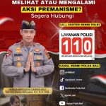 Polda  Bali Keluarkan Himbauan, Laporkan Premanisne Melalui Call Center 110