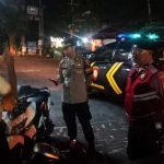 Polsek Kuta Utara Patroli Dini Hari Cegah Gangguan Kamtibmas Di Jalan Gatsu Barat
