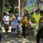 Polsek Dentim Laksanakan Patroli Sambang ke Sejumlah Pura di Hari Raya Kuningan