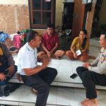 Kapolsek Klungkung Laksanakan Safari Kamtibmas, Kunjungi Korban Hipnotis di Desa Sulang