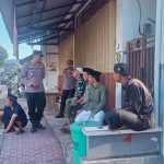 Kapolsek Dawan Cek Pengamanan Sholat Id dan Jalin Silaturahmi dengan Warga