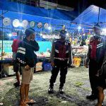 Sat Samapta Polres Klungkung Rutin Patroli Malam Cegah Guantibmas.