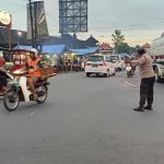 Pasca Libur Idul Adha, Polsek Abiansemal Pertebal Pengamanan Lalu Lintas Sore Hari