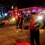 Polsek Kuta Utara Patroli Subuh Beri Rasa Aman Wisatawan Di Area Wisata Batu Bolong.