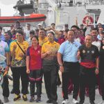 Kapolsek Benoa Ikuti Olah Raga Bersama Dengan Inkait Pelabuhan Benoa.