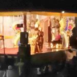 Bhabinkamtibmas Suana Bersinergi Amankan Pertunjukan Budaya di Pura Batu Mas Kuning